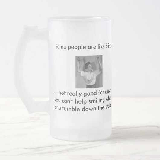 しなやかで優雅なマグ フロストグラスビールジョッキ (左)