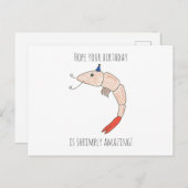 しなやかなアメージング誕生日はがき シーズンポストカード (正面/裏面)