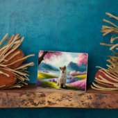 しばいぬの子犬 フォトプラーク (側面)