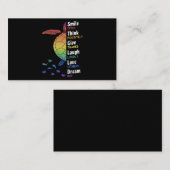 しばしば正考え感謝してい与えし 名刺 (正面/裏面)