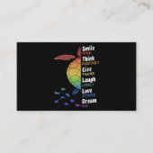 しばしば正考え感謝してい与えし 名刺 (正面)