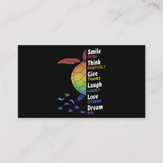 しばしば正考え感謝してい与えし 名刺 (正面)