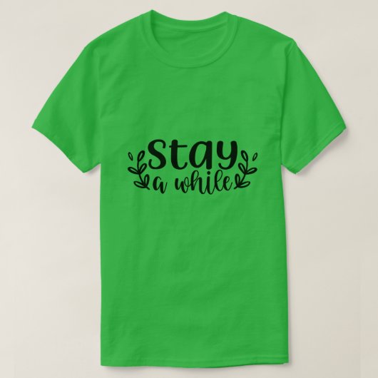 しばらくお待ち01 Tシャツ (デザイン正面)