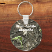 しばらくしてワニ キーホルダー (正面)