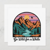 しばらくの間ワイルドに行く – 自然冒険 (正面/裏面)