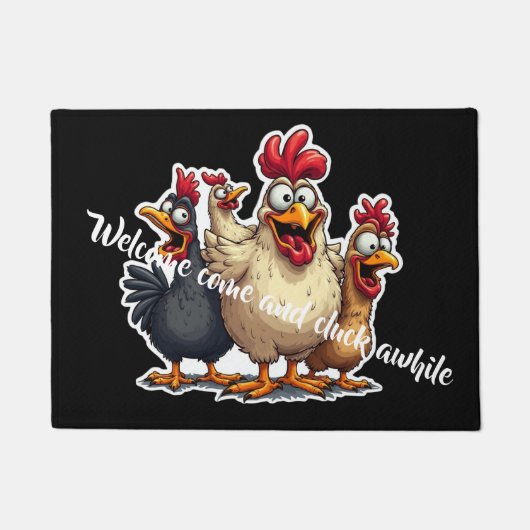 しばらく咲いて ドアマット (正面)