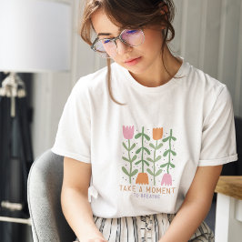 しばらく時間を取ってボホのフローラを吸う Tシャツ