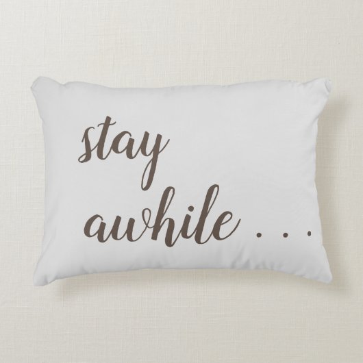 しばらく滞在の装飾用クッション アクセントクッション (正面)