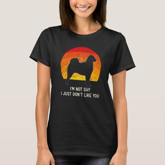 しば犬レトロ  17 Tシャツ (正面)