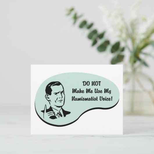 しびれ声 ポストカード (スタンド正面)