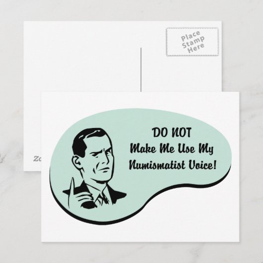 しびれ声 ポストカード (正面/裏面)