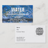 しぶきにきらめくな青海原のエアロビクスをして下さい 名刺 (正面/裏面)