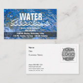 しぶきにきらめくな青海原のエアロビクスをして下さい 名刺 (正面/裏面)