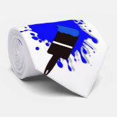 しぶきのペンキのタイ ネクタイ (ロール)