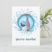 しぶきの円の招待されましたの笑うイルカ 招待状 (スタンド正面)