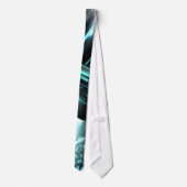 しぶきの抽象芸術のタイ ネクタイ (裏面)