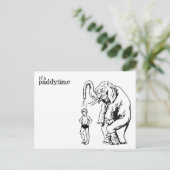 しぶきの浴室の郵便はがき ポストカード (スタンド正面)