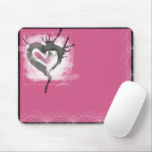 しぶきハートのパッド マウスパッド (マウス)