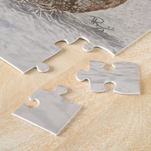 しぶき熊 ジグソーパズル (側面)