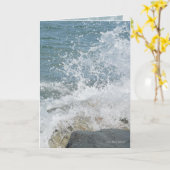 しぶき カード (黄色い花)