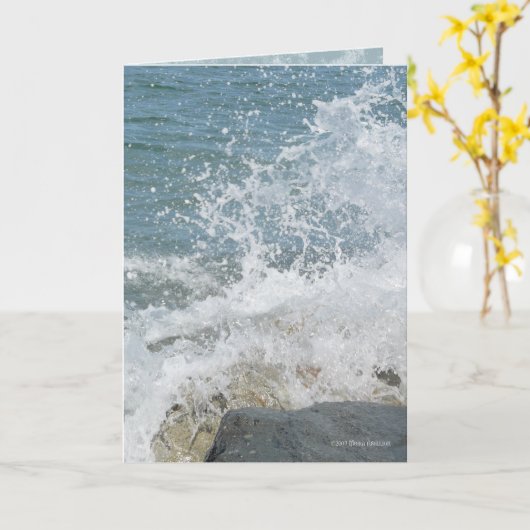 しぶき カード (黄色い花)