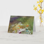 しぶきNotecard カード (黄色い花)