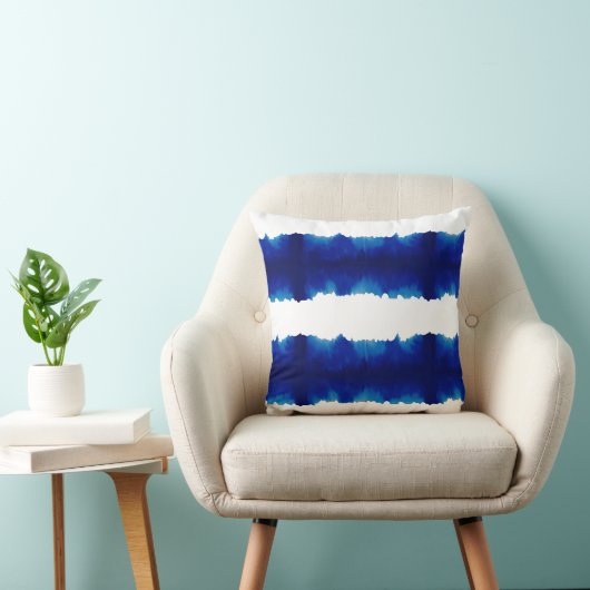 しぼりブモダンラージストライプ絞り染め クッション (椅子)