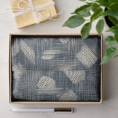 しぼり絞り染めインジゴ日本のブラシアート1 薄葉紙 (ギフト)