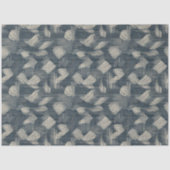 しぼり絞り染めインジゴ日本のブラシアート1 薄葉紙 (正面)