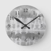 しぼり絞り染めビーチ沿岸壁時計 ラウンド壁時計 (正面)