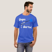 しまった ダーツが面白すぎるTシャツ Tシャツ (正面フル)