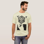 しまった!出たのは1!知恵判定失敗! Tシャツ (正面フル)