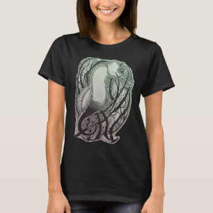 しま模様の吻を持つタツノオトシゴ Tシャツ