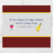 しもしらふでいた来い ビールラベル (シングルラベル)