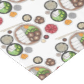 しゃぶしゃぶフードディナ日本のーディナーパーティー鍋 テーブルクロス (アングル)