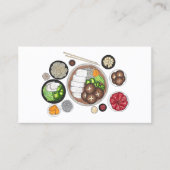 しゃぶしゃぶフードホッ日本のトポットレストラン 名刺 (正面)