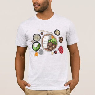 しゃぶしゃぶ日本日本の料理鍋 Tシャツ