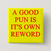 しゃれのしゃれ 缶バッジ (正面)