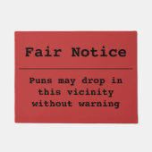 しゃれの注意深い玄関マット ドアマット (正面)