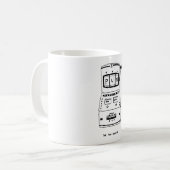 しゃれ機械 コーヒーマグカップ (正面左)