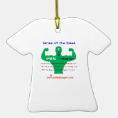 しゃれ-オーナメント セラミックオーナメント (裏面)