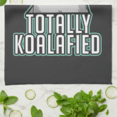 しゃれ-全くKoalafied キッチンタオル (折り畳み)