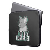しゃれ-全くKoalafied ラップトップスリーブ (正面左)