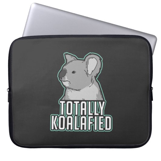 しゃれ-全くKoalafied ラップトップスリーブ (正面)