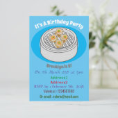 しゅまい・ディムサムの漫画イラスト 招待状 (スタンド正面)