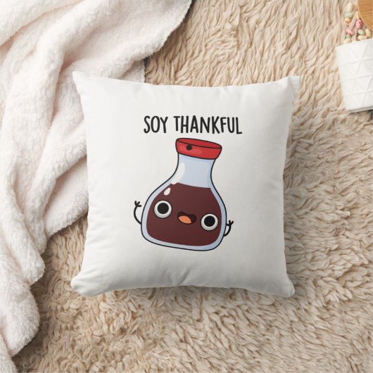 しょうゆおもしろいざいプリン クッション (ブランケット)