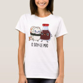 しょうゆおもしろいを歌うプリン Tシャツ (正面)