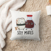 しょうゆおもしろいプリン クッション (ブランケット)