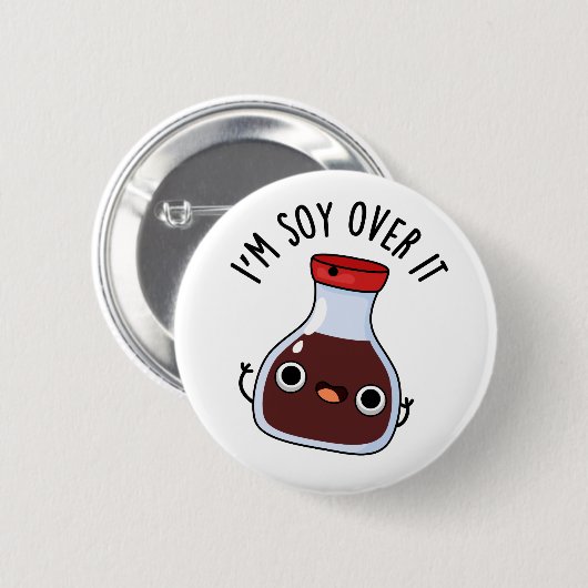 しょうゆプリンおもしろいの上だ 缶バッジ (正面&裏面)