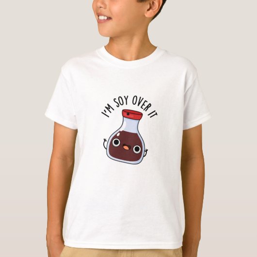 しょうゆプリンおもしろいの上だ Tシャツ (正面)